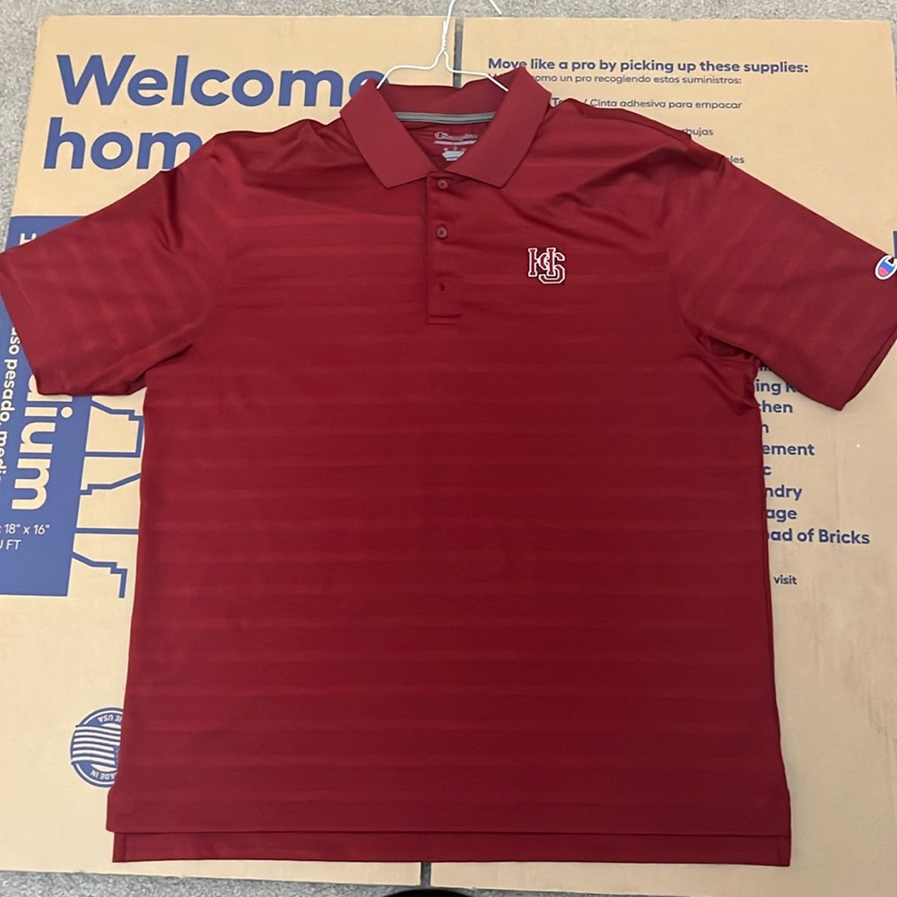 Hampton Sydney College Champion Brand Dri-Fit Golf Polo